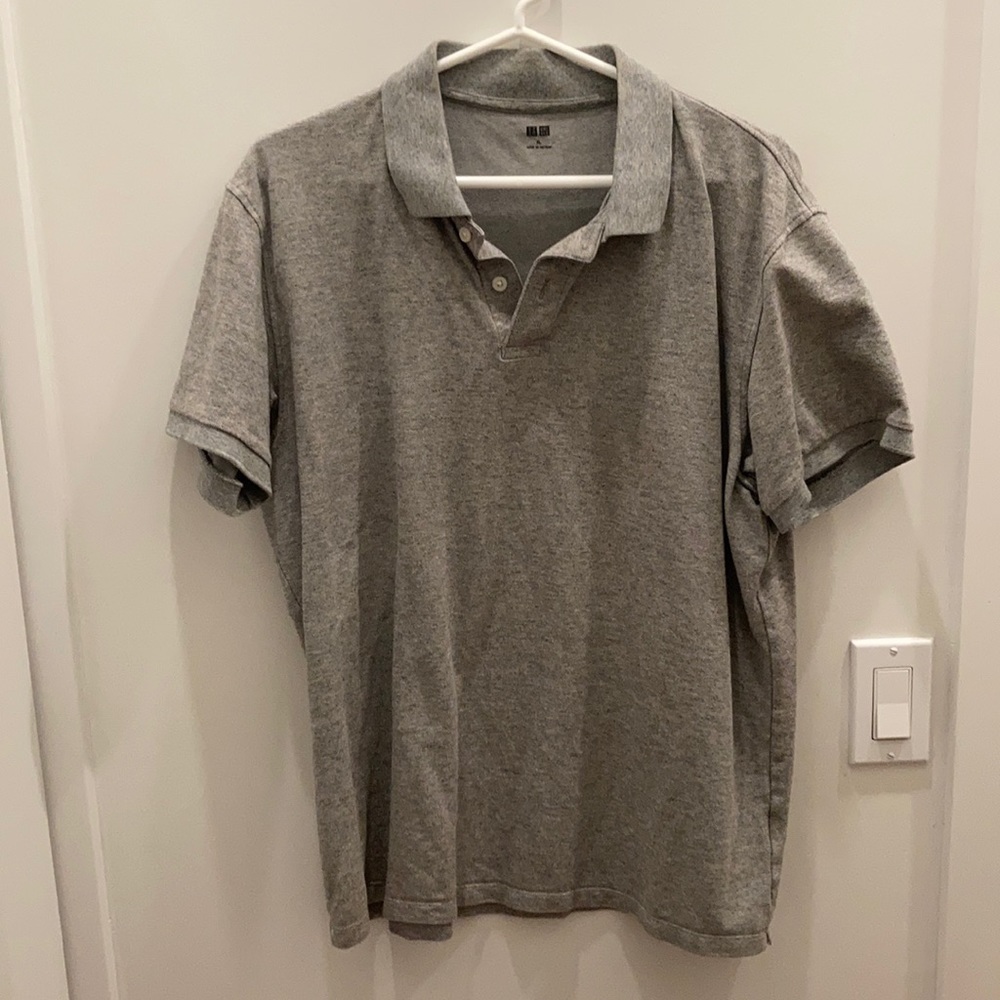 Uniqlo men’s grey polo size XL